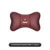 BMW Car Headrest Ice Silk Pillowcase Memory Foam Pillow Auto sticker For E46 E70 E36 F30 50th F40 X2 E87 X7 E91 X3 X1 M F10 E90 KS6