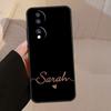 Bling Personalised Name Plating For Honor 90 70 50 Lite Magic 5 Pro 8X 9X Phone Case For Honor X8a X9a X7a X6a X9 X7 X8 X9b
