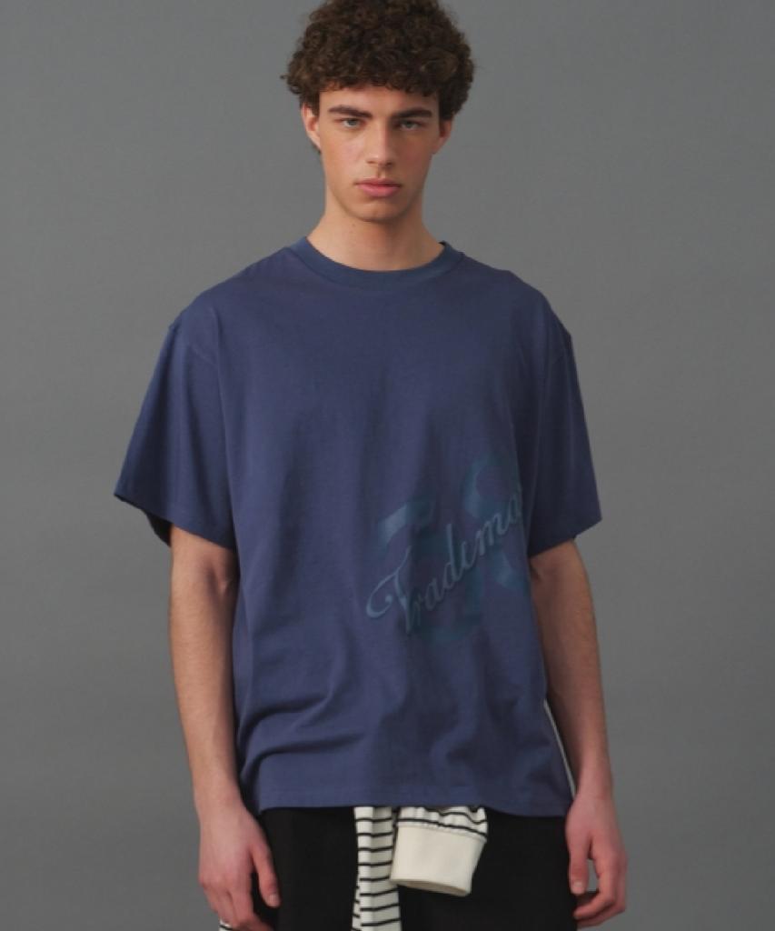 MOONSUN M.C Unisex, 38Tm Oversized T-Shirt / Navy