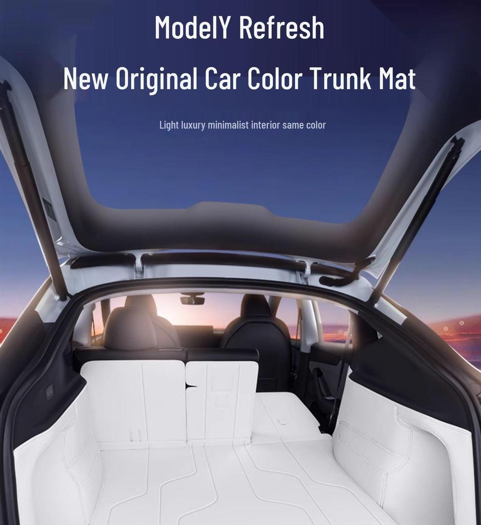 Коврик в багажник Tesla Model Y 2025 - Полное покрытие, Аксессуар для интерьера автомобиля