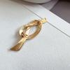 Vintage Gold Knot Brooch - Retro & Elegant Corsage Pin