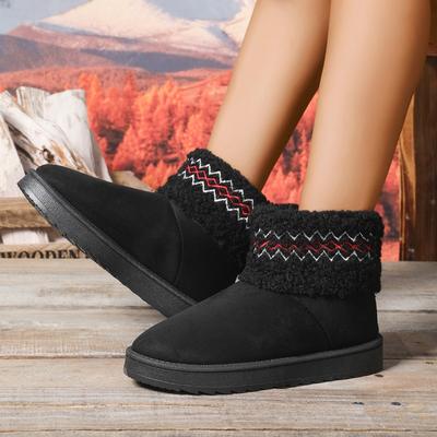 Новые зимние ботинки на толстой подошве, женские с увеличением роста, на флисе и укороченные хлопковые ботинки с утолщением