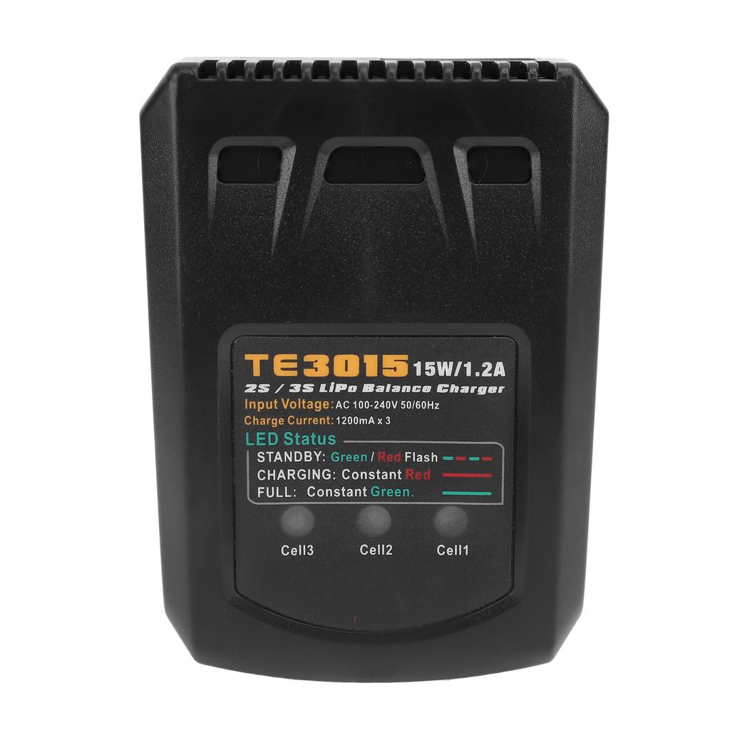 Зарядное устройство для балансировки аккумулятора 2S 3S LiFe Lithium Polymer 1‑8S NiMH 15 Вт высокой мощности RC Car Airplane Boat