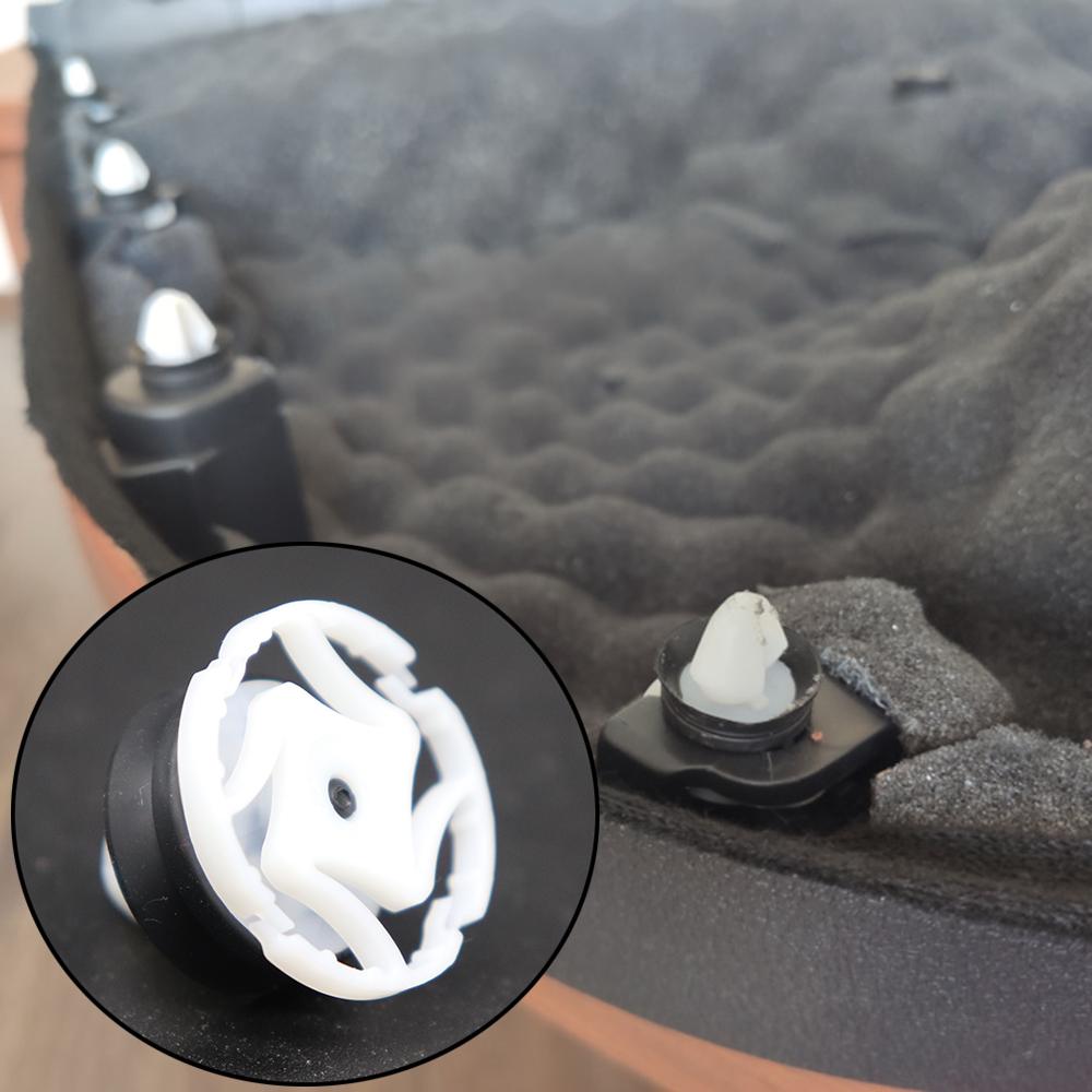 Зажимы для карточек внутренней обшивки двери автомобиля для Renault Laguna (х91) Меган МК3 Логан L90/U90 L52/K52 Дастер (HM) Сандеро B52 Мастер Трафик (х82)