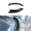 Top Roof Rain Gutter Extensions Rainwater Diversion Channel for Jeep Wrangler JL JLU Gladiator JT 2018-2023 Car Accessories