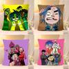 Группа B-Gorillaz-W Наволочка Чехол для подушки Мягкий Милый Наволочка для дивана автомобиля Полиэстер на молнии