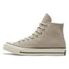 Кеды Chuck Taylor Hi Износостойкие Легкие Высокие Канвасовые Унисекс Светло-серый Хаки 172497C