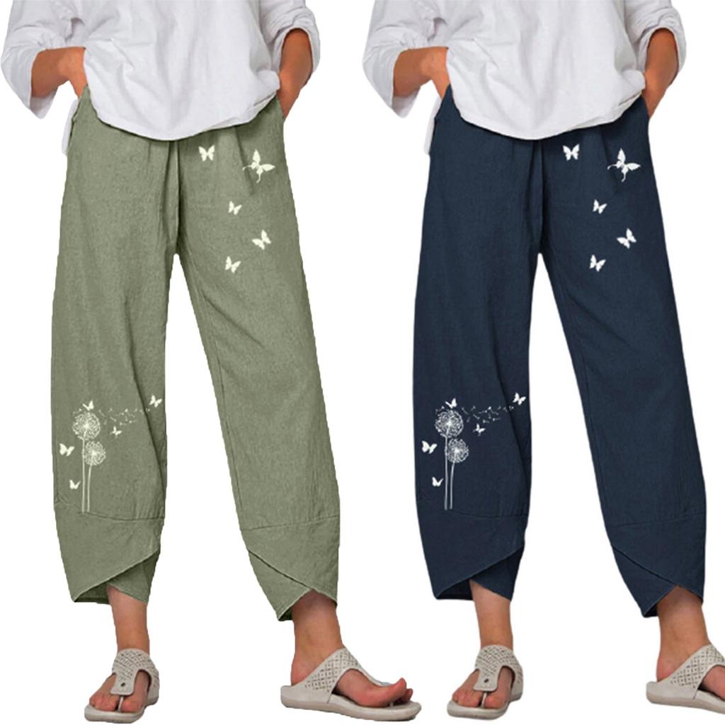 Sweatpants For Women Boho Pants Pocket Baggy Casual Pants