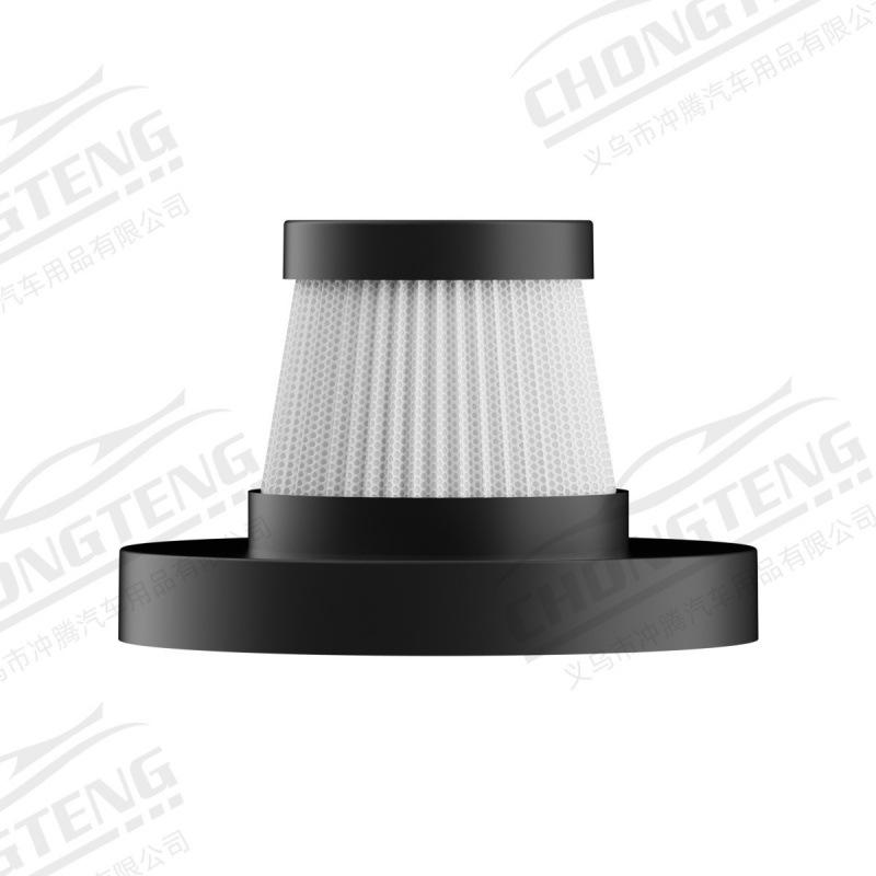 Моющийся HEPA-фильтр-картридж для автомобильного пылесоса с множеством насадок.