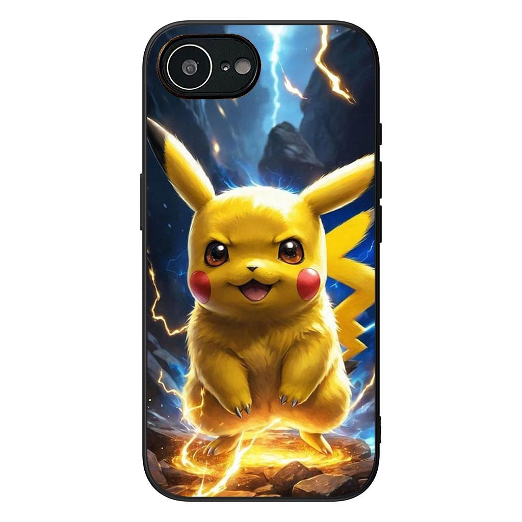 Cover for Apple iPhone 17 16 11 Pro XS Max XR 6 7 8 Plus 16E SE 2020 Air 5 SE2 Phone Case Mewtwo P-Pokemons Mew P-Pikachus
