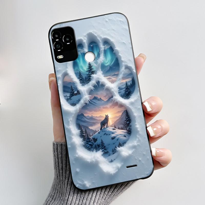 Чехол для телефона BLU G71 Plus G71+ Чехол Роскошный Милый Кролик с Сердечком Мультяшный Забавный Чехол-Оболочка Черный Мягкий Силиконовый Защитный Чехол