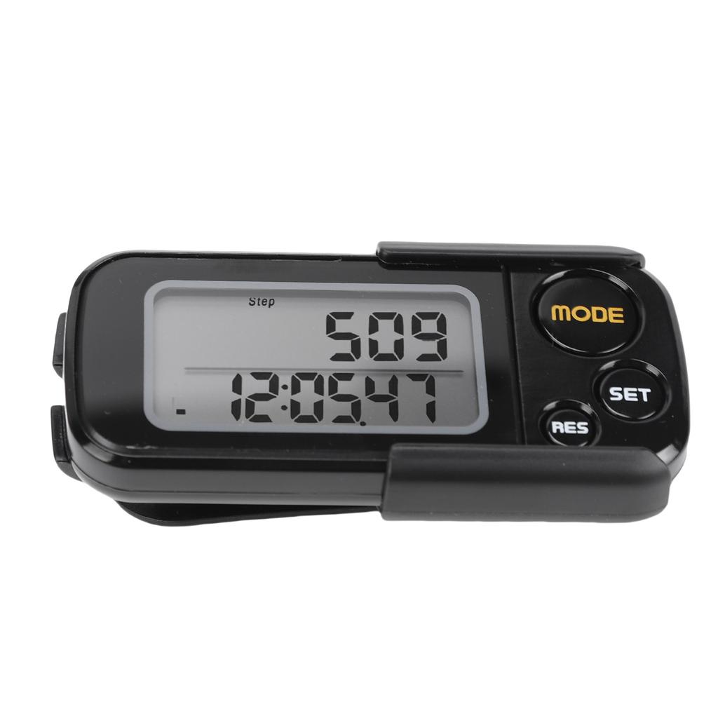 Walking 3D Pedometer with Large Digital Display 30 Days Memory Accurate Step Counter for Men Women Youth Adults Seniors