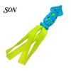 Small Medium Large Dog Toys Octopus Squid Chew Toy, Interactive Tug Squeaky Pet Molar Toy with Creative Shape Fabric Strips, Waterproof for