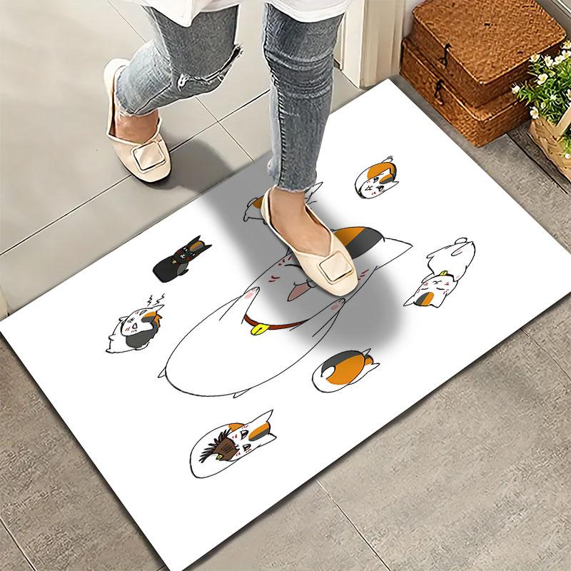 Nyanko Sensei Carpet Rug For Living Room Bedroom Home Sofa Decoration Kids Play Nonslip Floor Mat