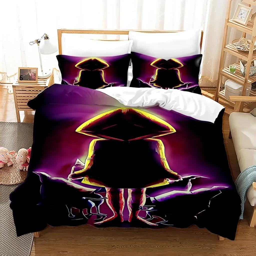 3D Game Little Nightmares Bedding Set Single Twin Full Queen King Size Little Nightmares Bed Set Adult Kid Bedroom Duvet Cover