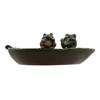 Ceramiczne Poidełko Z Żabkami H8,7Cm