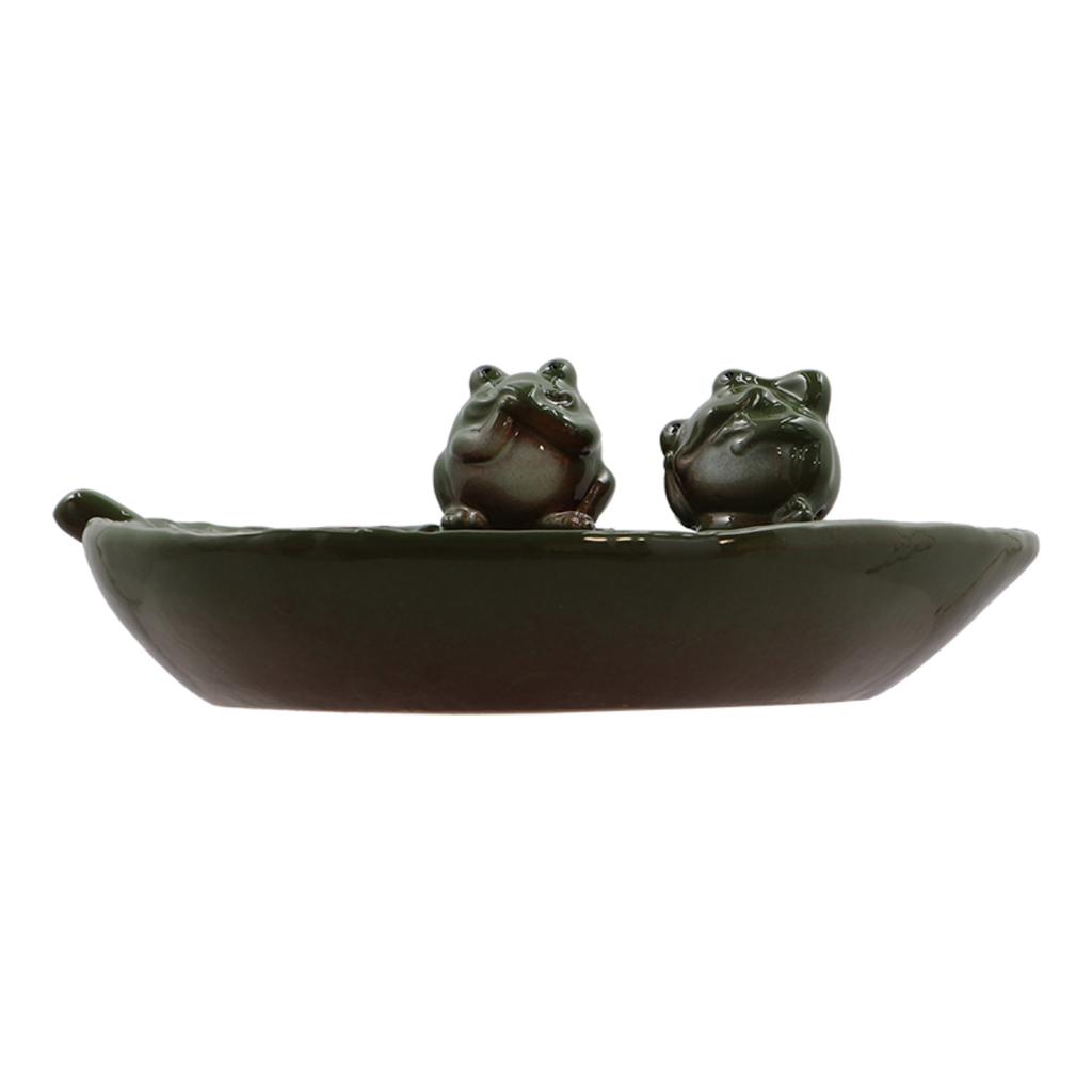Ceramiczne Poidełko Z Żabkami H8,7Cm