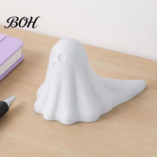 Windproof Door Stop Cute Ghost Stopper, 3D Printed Halloween Decoration Unique Home Decor Doorstop Statue, Anti-slip Holder, for Bedroom Creative