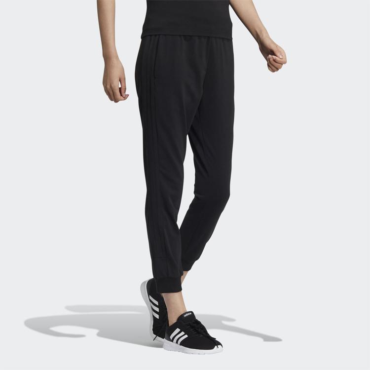 Adidas Женские джоггеры с логотипом и средней посадкой, черные, HE9963