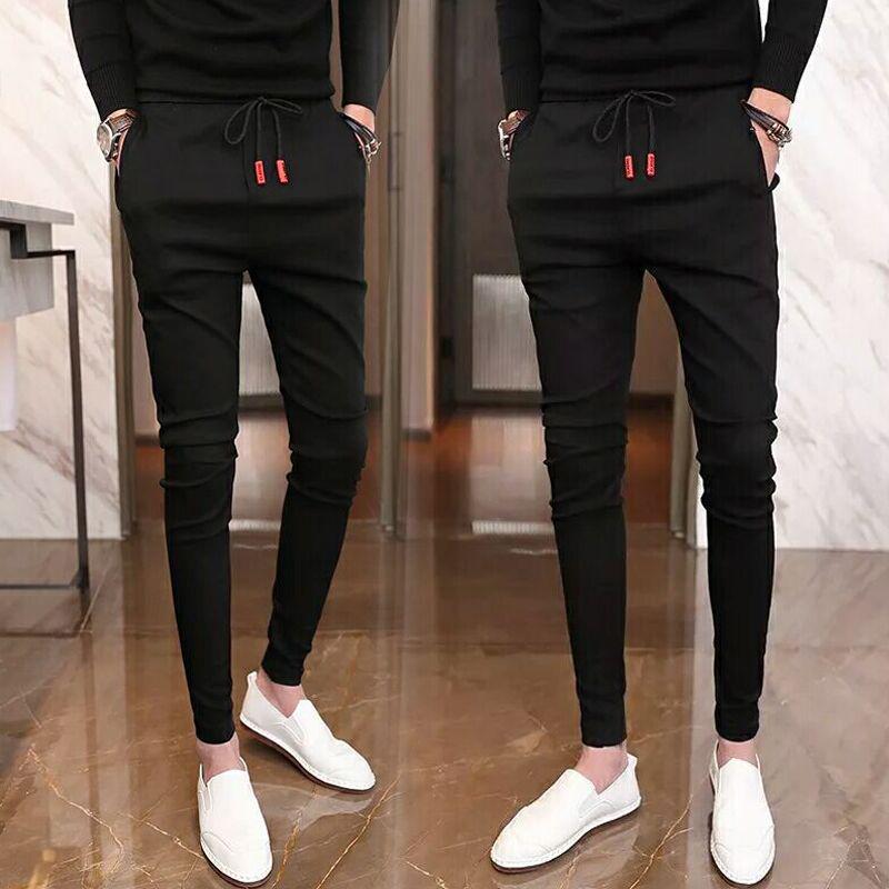 Мужские модные осенние зауженные джоггеры гаремы