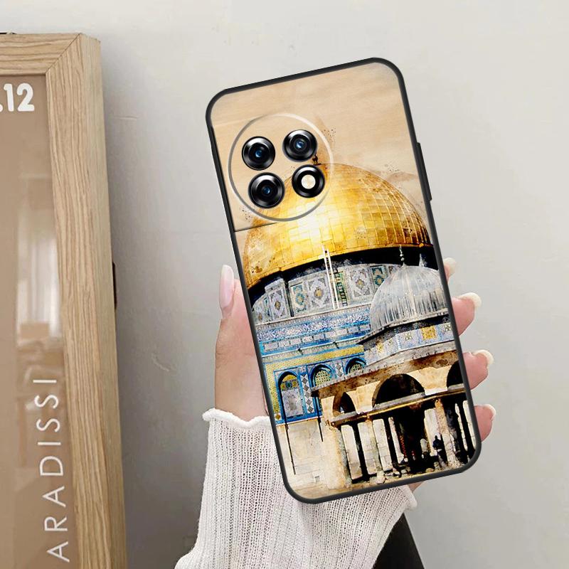 Чехол Иерусалим Купол Скалы Для OnePlus 10T 10R 12R 9R 8T 12 11 9 10 Pro Nord CE 2 3 Lite CE4 2T N10 N20 N30 Крышка