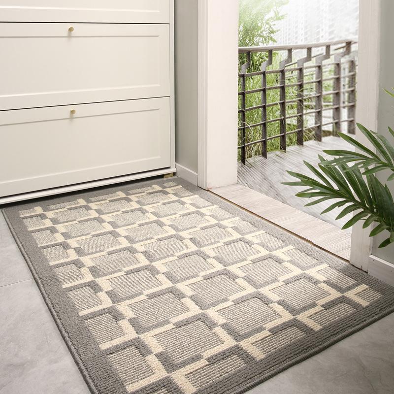 Simple Carpet Entrance Door Mat Living Room Anti-slip Carpet Absorbent Bath Mat Kitchen Rug Welcome Mats For Front Door