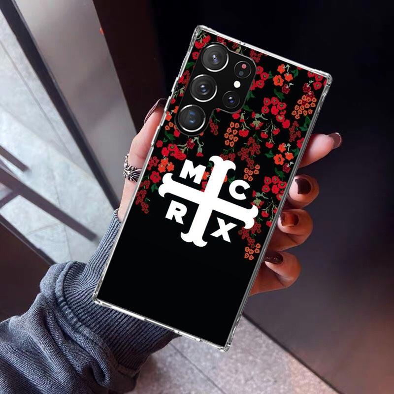 My Chemical Romance MCR Phone Case For Samsung Galaxy S23 S24 S25 Edge S26 Ultra S22 + S21 Plus S20 FE Cover Silicone Print Shel
