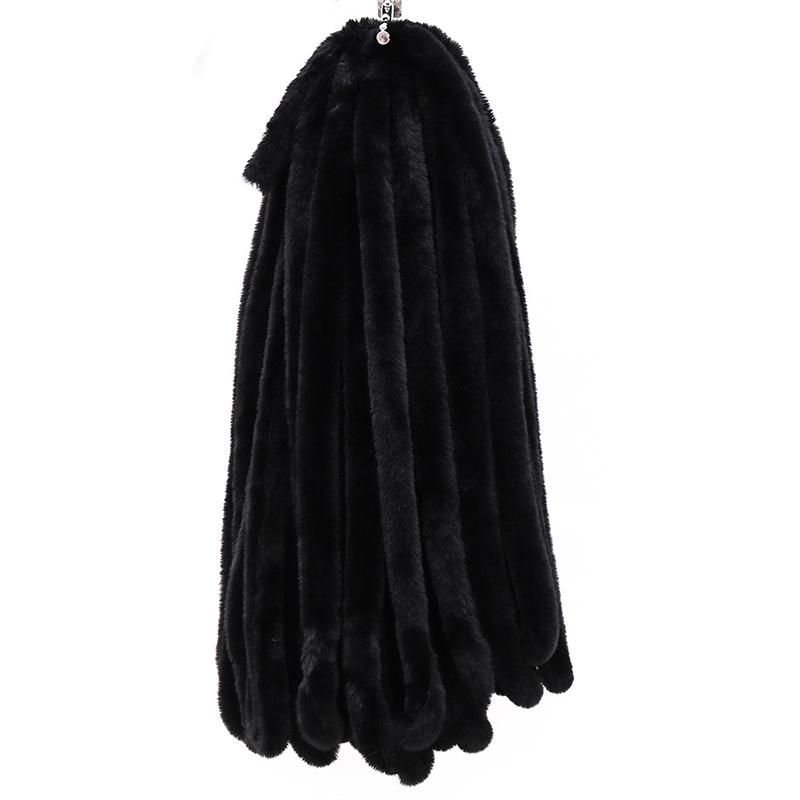 1 м искусственный мех, имитация меха кролика выдры, полоски из кроличьего меха, Рождественский костюм, планка, манжеты, аксессуары, плюшевые полоски