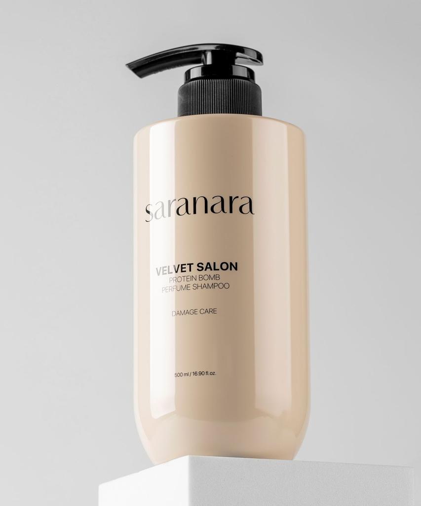 Velvet Salon Protein Balm Perfume Protein-Rich Shampoo / Treatment 500ml