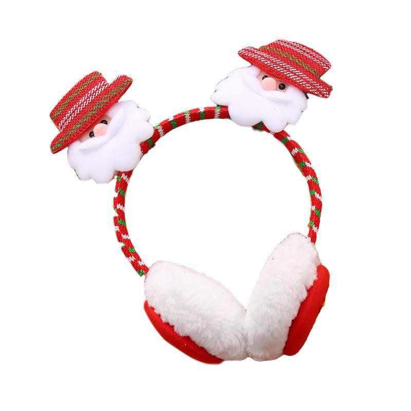 Рождественские мультяшные наушники и праздничная повязка на голову: Костюмы для взрослых и детей, подарки и теплые аксессуары