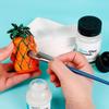 120 мл Глиняный лак Акриловый Воздушной сушки Водостойкий Финиш с высоким глянцем Герметик для воздушной сушки для керамики, масляной живописи, ухода за деревом