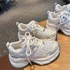 Женские кроссовки на высокой подошве, новые, жареные, уличные, ретро, дышащая сетка, легкие, повседневные, спортивные, модные