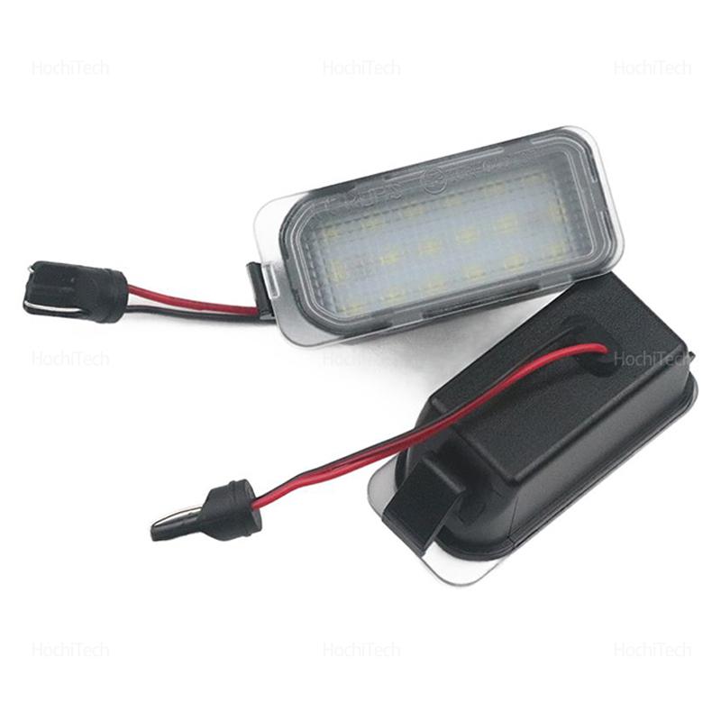 For Ford S-MAX C-MAX Focus MK2 MK3 2x Car Rear LED SMD License Number Plate Light Lamp Kuga Fiesta Mondeo