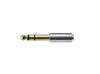 Audio-Technica AT3C1Sa Earphone Conversion Plug, 3.5mm Stereo Mini To 6.3mm Stereo Standard