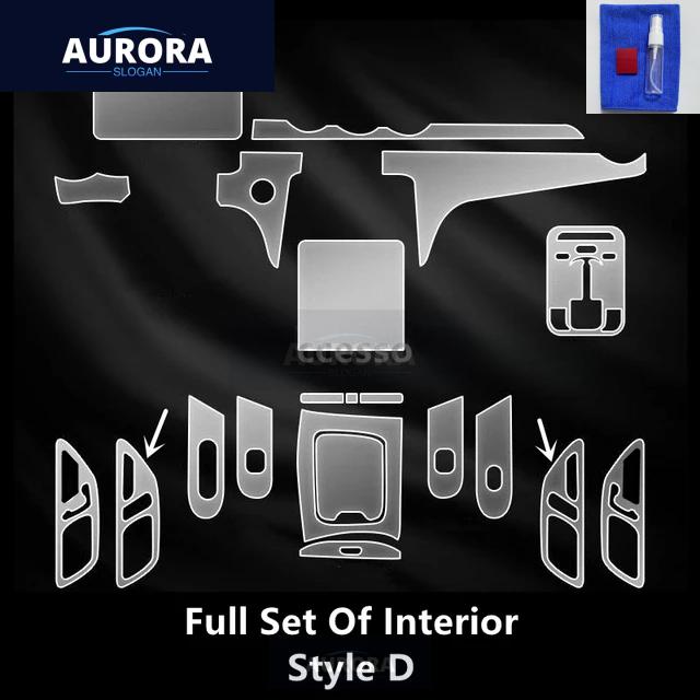 For Mercedes-Benz GLC 22-23 X254 Car Interior Center Console Transparent TPU Protective Film Anti-scratch Repair Film Accessory