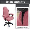 Solid Color Gaming Chair Cover Elastic Chair Seat Slipcovers Computer Chair Cover  Armchair