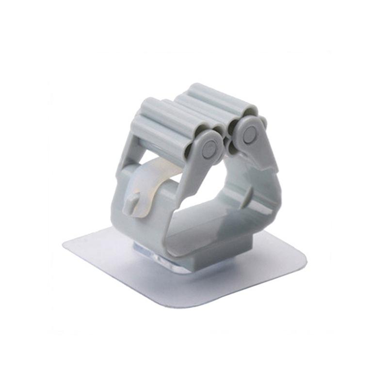 1/3 шт. Зажим для швабры Настенное хранение Органайзер для швабры Держатель Вешалка Стеллаж для хранения Бесшовный зажим для швабры Крючок Бытовые настенные вешалки