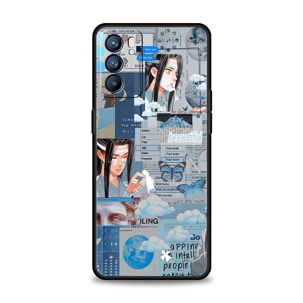 Чехол для телефона MDZS с аниме Mo Dao Zu Shi для Oppo Find X5 A54 A53 A52 A9 2020 A15 A95 A16 A76 A74 A12 Reno7 SE Reno6 Pro 5G