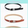Minimalist Faux Leather Belt For Women With Pin Buckle For Casual Wear