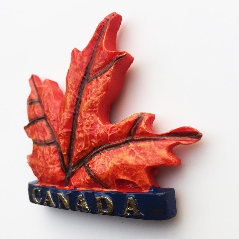 Магнит на холодильник канадский пейзаж 3D смола ручной работы ремесло туристическое путешествие городской сувенир коллекция наклейка на холодильник