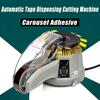 Gray Automatic Tape Dispenser Electronic Carousel Adhesive Cutting Machine For ZCUT-2 160W