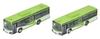 The Bus Collection Bus Collection Kokusai Kogyo Goodbye V8 Elga Set of 2 Diorama Supplies