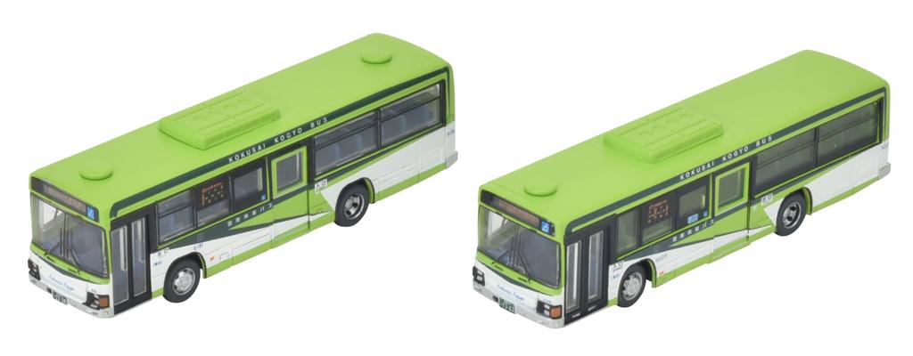 The Bus Collection Bus Collection Kokusai Kogyo Goodbye V8 Erga 2-Car Set Diorama Supplies
