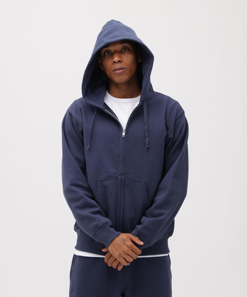 AVIREX DAILY ZIP UP SWEAT PARKA 783-3931005 men's 2XL navy