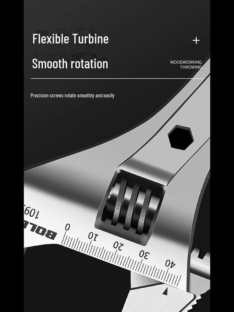 Разводной многофункциональный быстроразъемный ключ, хром-ванадиевая сталь, трубные клещи для экономии труда в домашнем хозяйстве