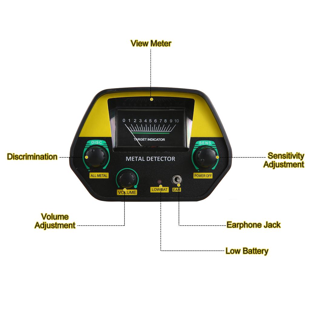 Metal Detectors for Adults & Kids High Accuracy Gold Detector Lightweight Metal Detectors for