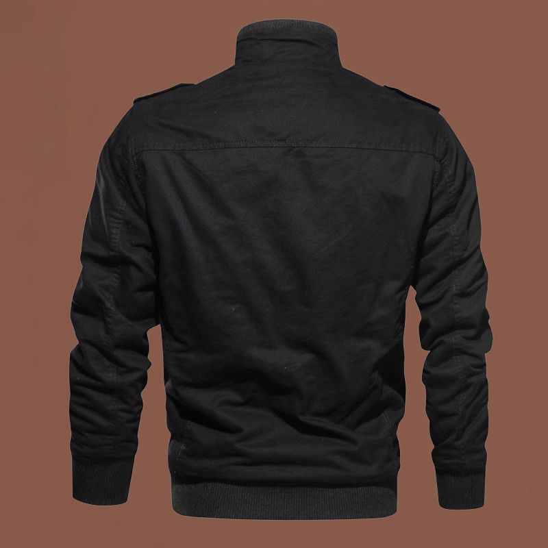 Весенне-осенняя куртка мужская хлопковая стираная военная форменная куртка большого размера 6XL с воротником-стойкой