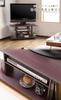 System K TV Stand with Storage Type TV Compatible with 32 Smart Modern 80 X 40 X 42 Mobile Low Space TV Easy Width 80 Brown Casters, Board, Inches,