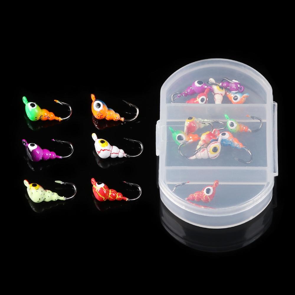 Искусственный балансир для судака AD-Sharp Ants Shaped Winter Ice Fishing Lure Lead Hard Hook