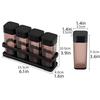 Four-grid Integrated Barbecue Spice Bottle Household Combination Set Spice Jar Kitchen Sealed Moisture-proof Spice Bottle